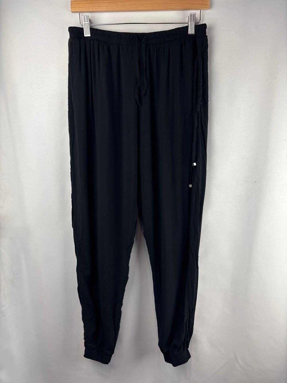 Women’s Buddha Pants Small Black Harem Joggers